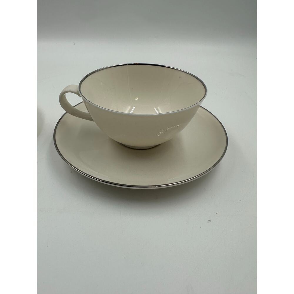 Syracuse China Chevy Chase Set Of 2 Cup And Saucers - Picture 2 of 4